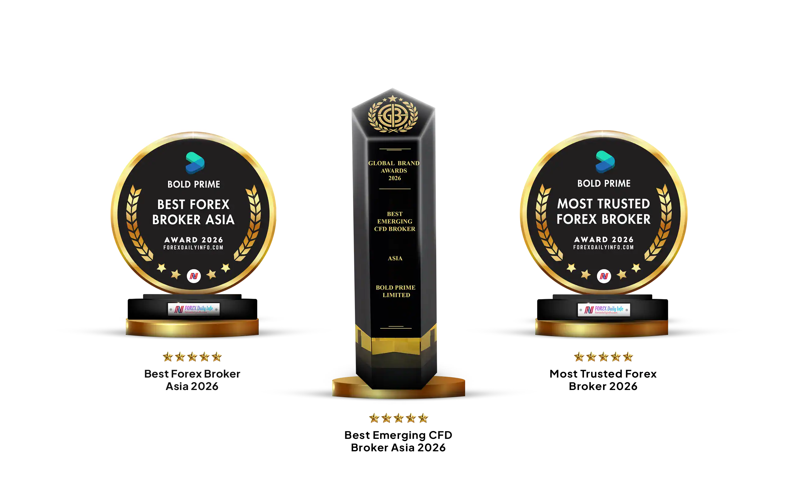 Bold Prime awards and recognition trophies presented for 2026